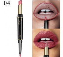 Матовая помада + карандаш подводка 2-в-1 Pudaier Duo Matte Lipstic (04)