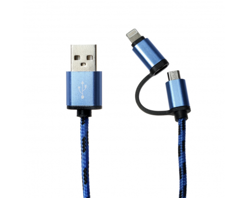 Кабель универсальный 2 в 1 (Lightning/micro USB) Кабель универсальный 2 в 1 (Lightning/micro USB)