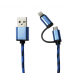 Кабель универсальный 2 в 1 (Lightning/micro USB)