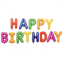Набор шаров HAPPY BIRTHDAY