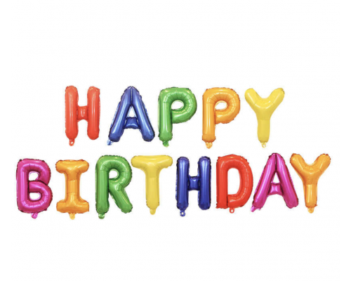 Набор шаров HAPPY BIRTHDAY Набор шаров HAPPY BIRTHDAY