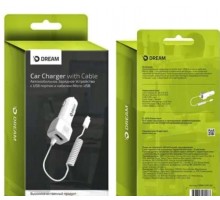 Автомобильное Зарядное Устройство c USB портом и кабелем Micro-USB