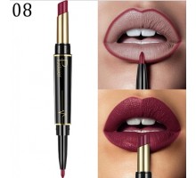 Матовая помада + карандаш подводка 2-в-1 Pudaier Duo Matte Lipstic (08)