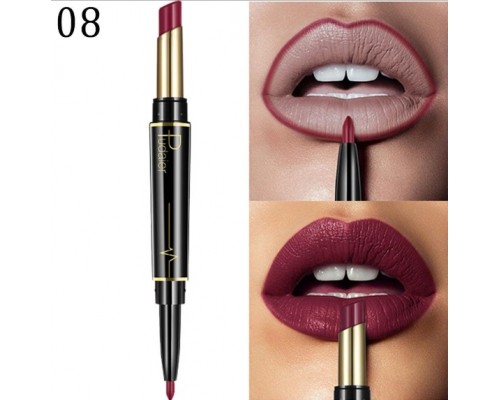Матовая помада + карандаш подводка 2-в-1 Pudaier Duo Matte Lipstic (08) Матовая помада + карандаш подводка 2-в-1 Pudaier Duo Matte Lipstic (08)