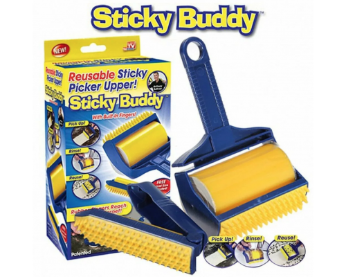 Липкий валик для уборки Sticky Buddy Липкий валик для уборки Sticky Buddy