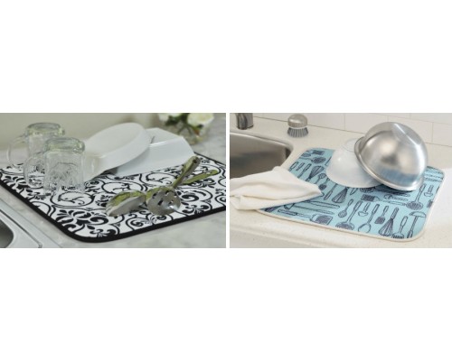 Коврик Microfiber для сушки посуды Коврик Microfiber для сушки посуды