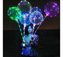 Светящийся воздушный шарик LED на палочке