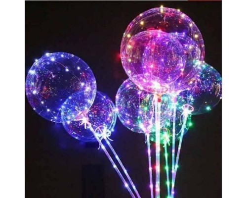 Светящийся воздушный шарик LED на палочке Светящийся воздушный шарик LED на палочке