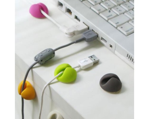 Держатель-фиксатор для проводов Cable Clips Держатель-фиксатор для проводов Cable Clips
