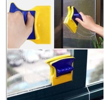 Магнитная двусторонняя щётка для мытья стекол  Double Sided Glass