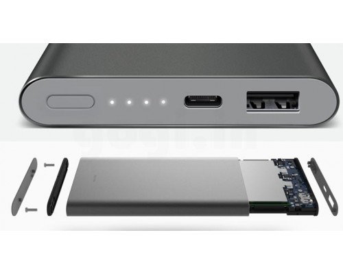 Внешний аккумулятор Xiaomi Mi Power Bank 2 (10000 mAh) Внешний аккумулятор Xiaomi Mi Power Bank 2 (10000 mAh)