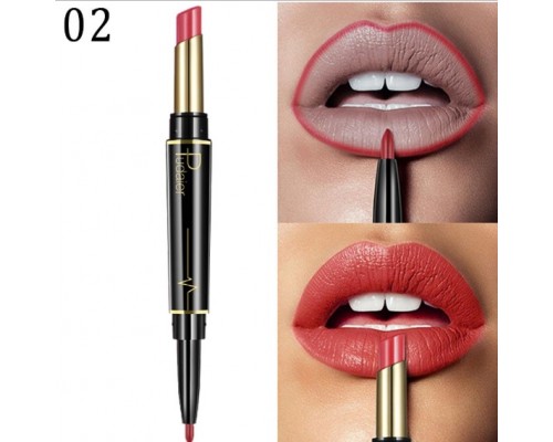 Матовая помада + карандаш подводка 2-в-1 Pudaier Duo Matte Lipstic (02) Матовая помада + карандаш подводка 2-в-1 Pudaier Duo Matte Lipstic (02)
