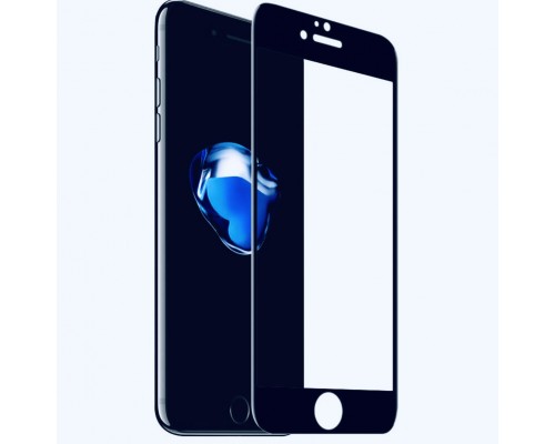 Противоударное стекло iPhone 7/8/SE Черное Противоударное стекло iPhone 7/8/SE Черное