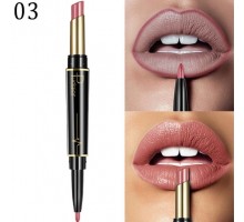 Матовая помада + карандаш подводка 2-в-1 Pudaier Duo Matte Lipstic (03)