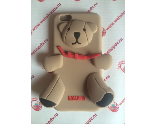 Чехол Moschino Bear Медведь для iPhone 6 + Чехол Moschino Bear Медведь для iPhone 6 +