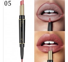 Матовая помада + карандаш подводка 2-в-1 Pudaier Duo Matte Lipstic (05)