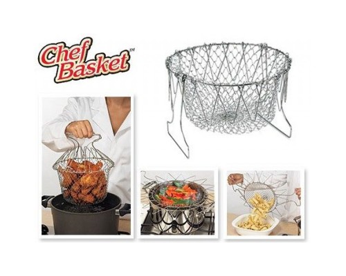 Складная решётка для готовки Шеф Баскет (Chef Basket) Складная решётка для готовки Шеф Баскет (Chef Basket)