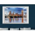 Виниловая наклейка Окно с видом на Лондон 3D