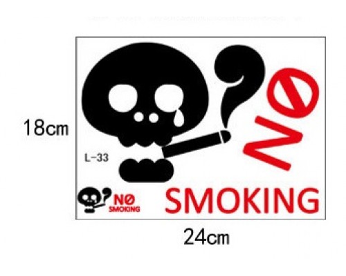 Декоративная наклейка NO Smoking Декоративная наклейка NO Smoking