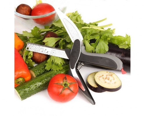 Нож-ножницы с разделочной доской 2 в 1 KNIFE CUTTING BOARD Нож-ножницы с разделочной доской 2 в 1 KNIFE CUTTING BOARD