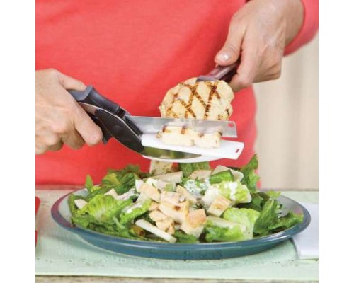 Нож-ножницы с разделочной доской 2 в 1 KNIFE CUTTING BOARD Нож-ножницы с разделочной доской 2 в 1 KNIFE CUTTING BOARD