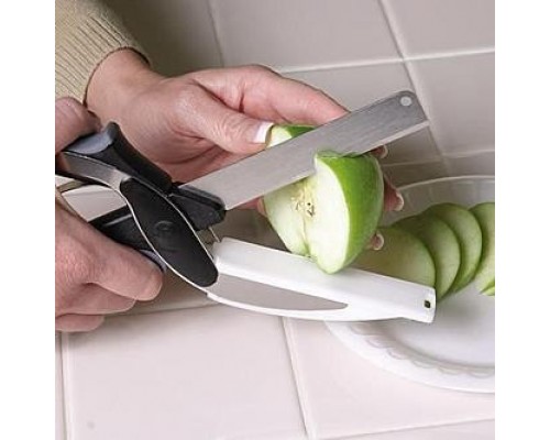 Нож-ножницы с разделочной доской 2 в 1 KNIFE CUTTING BOARD Нож-ножницы с разделочной доской 2 в 1 KNIFE CUTTING BOARD